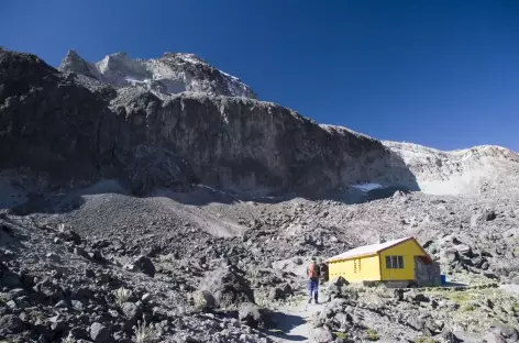 Approche du refuge au pied de l'Illiniza - Equateur