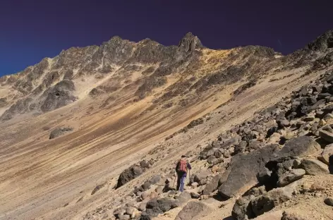 Montée final à l'Illiniza nord - Equateur