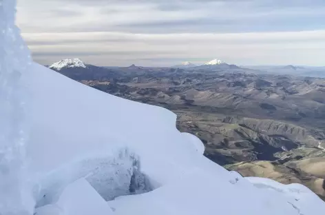 Au cours de l'ascension du Cayambe - Equateur