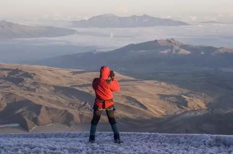 Depuis le sommet du Cotopaxi - Equateur