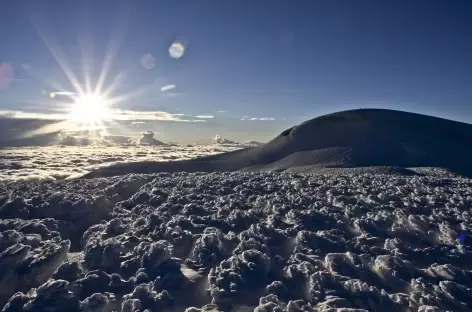 Vue depuis le sommet du Chimborazo - Equateur