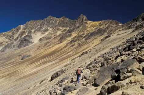 Au cours de l'ascension de l'Illiniza - Equateur