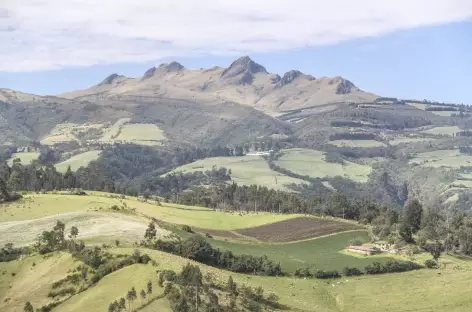 Le volcan Pasochoa depuis Rumipamba - Equateur