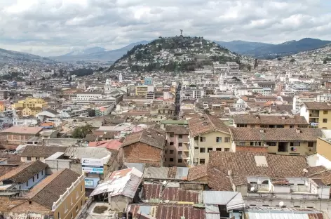 Vue sur El Panecillo_Statue de la Vierge_Quito - 