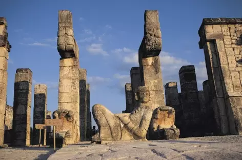 Sur le site Maya de Chichen Itza - Mexique