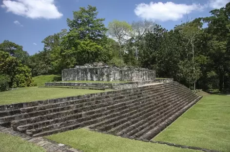 Sur le site Maya de Copan - Honduras