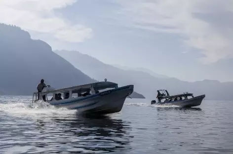 Départ pour le village de Santiago sur le lac Atitlan - Guatemala