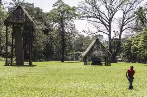 Sur le site Maya de Quirigua - Guatemala