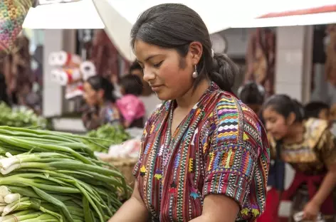 Sur le marché de Solola - Guatemala