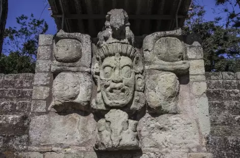 Sur le site Maya de Copan - Guatemala - 