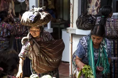 Sur le marché de Solola - Guatemala