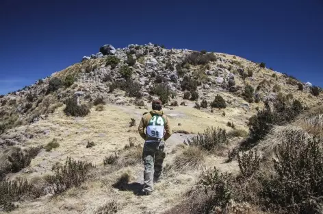 Près du sommet du volcan Santa Maria - Guatemala