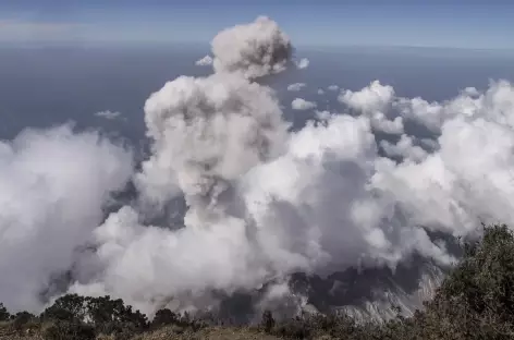 Explosion du Santiaguito - Guatemala