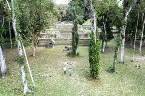 Vue aérienne de Yaxha - Guatemala - 