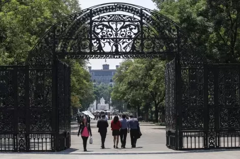 Entrée du château de Chapultepec_Mexico - 