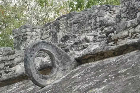 Site Maya de Coba, anneau du Jeu de Balle - Mexique
