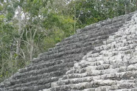 Site Maya de Coba, pyramide El Castillo - Mexique