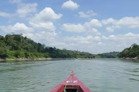En allant au site maya de Yaxchilan - Mexique