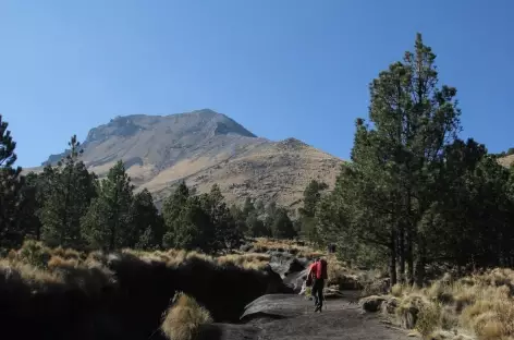 Ascension du volcan Malinche (4461 m), secteur de l'Arenal