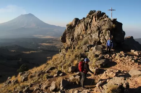 Iztaccihuatl, vue sur le Popocatepetl (5465 m)