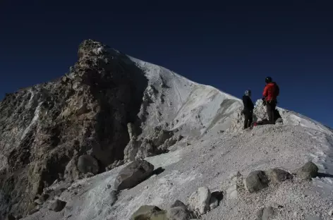 Pic Orizaba (5636 m), vue depuis le cratère