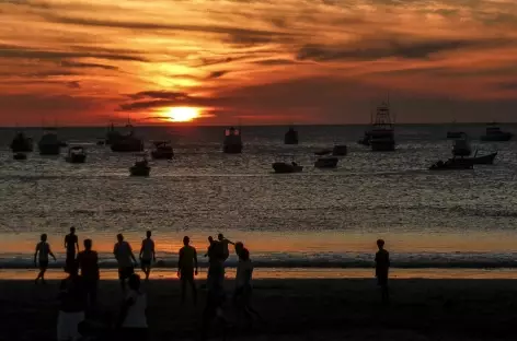 Coucher de soleil sur le Pacifique - Nicaragua