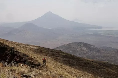 Au cours de l'ascension du volcan Momotombo - Nicaragua 