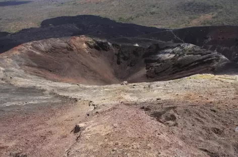 Un des cratères du Cerro Negro - Nicaragua
