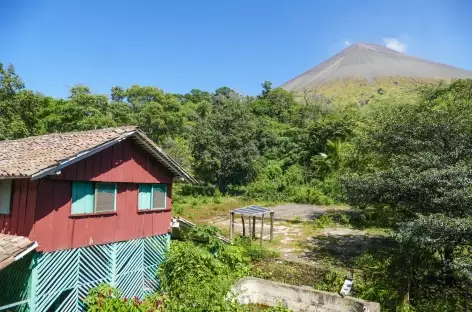 Le volcan San Cristobal depuis la finca Las rojas
