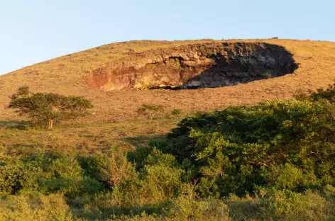 Le trou du volcan El Hoyo