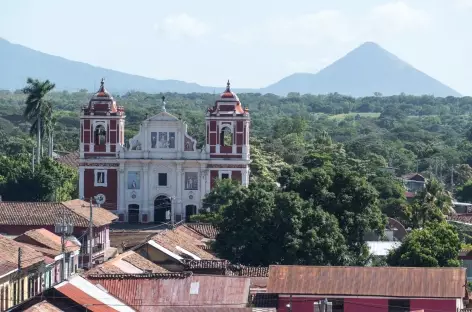 Vue depuis le toit de la cathédrale de Léon