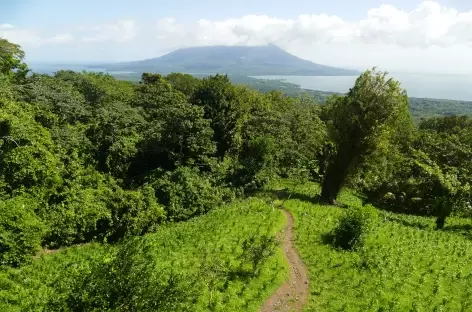 Au cours de l'ascension du volcan Concepcion