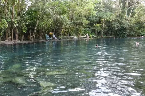 Le bassin Ojo del Agua à Omotepe