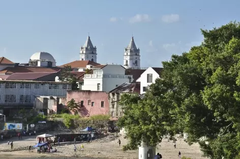 Les toits du Casco Viejo, quartier colonial de Panama City - Panama - 