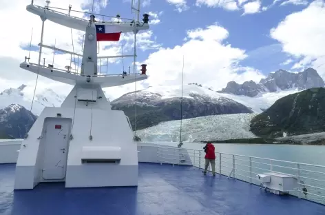 Croisière en Patagonie, glacier Pia