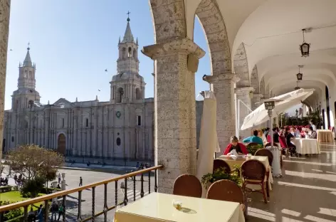 La plaza de Armas d'Arequipa - Pérou