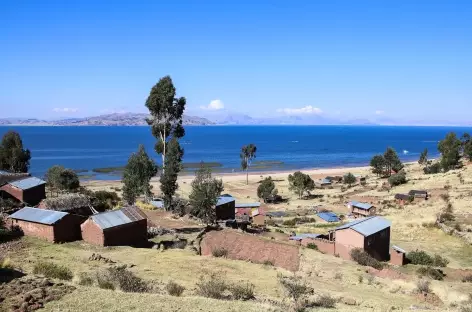Lac Titicaca depuis la presqu'île de Capachica - Pérou