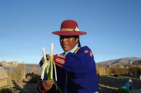 Rencontre sur les îles Uros - Pérou