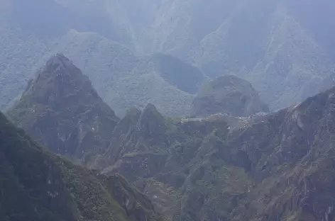 Vue sur le Machu Picchu depuis le col Llactapata - Pérou - 