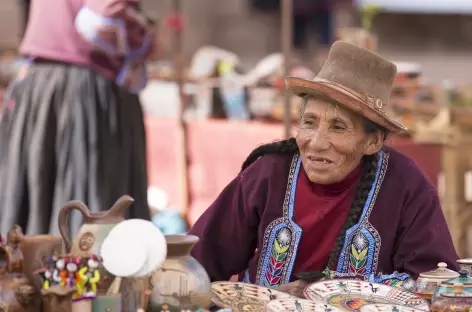 Rencontre sur un marché - Pérou