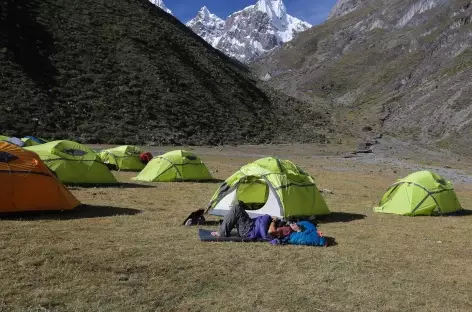 Le camp Cutatambo - Pérou