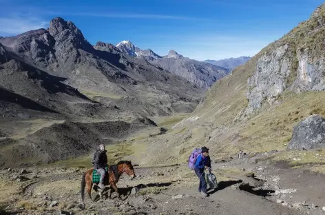Montée vers les alpages de Huatiaq - Pérou