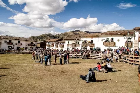 La place d'Armes de Chacas - Pérou