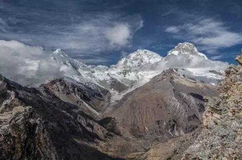 Vue sur le Chopicalqui et le Huascaran - Pérou