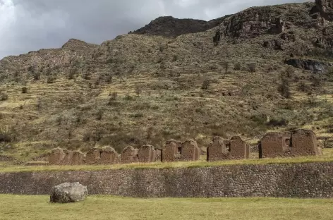 Arrivée sur le site d'Uchuy Qosqo - Pérou