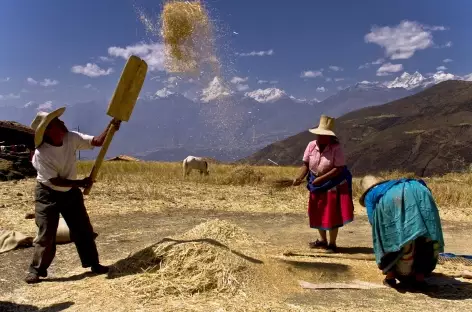 Rencontre paysanne dans la Cordillère Noire - Pérou