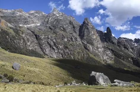 Dans la quebrada Huaripampa