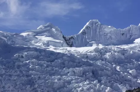 Le mur glaciaire du Jancarurish et Tayapampa