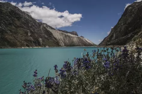 Marche sur les bords de la laguna Paron