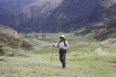 Notre fidèle muletier près de Jankapampa